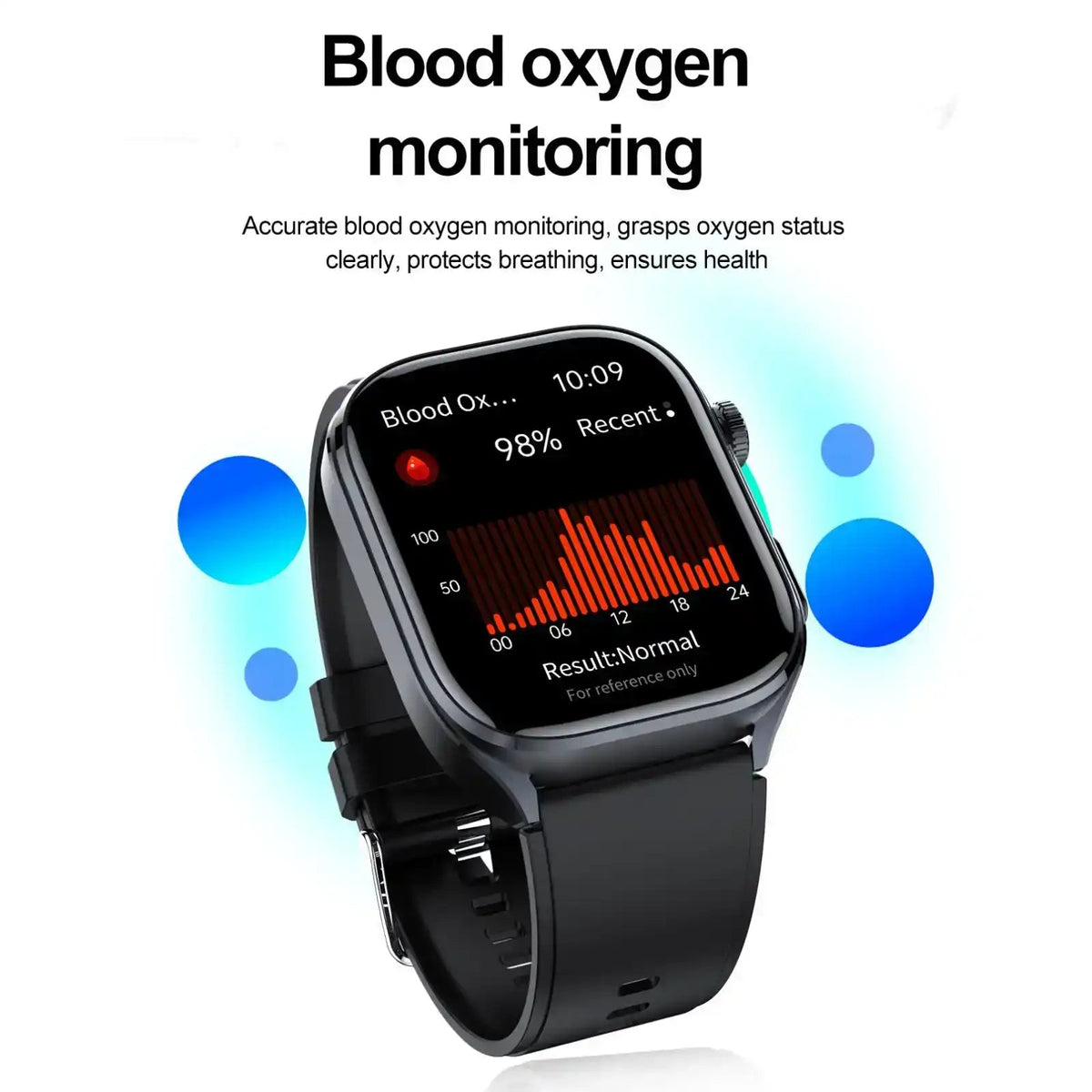 TUTT ECG Smart Watch with, AI Health Monitoring, Body Composition & Bluetooth Calling – 1.39” HD Display, IP68 Waterproof, 340mAh Batter E7