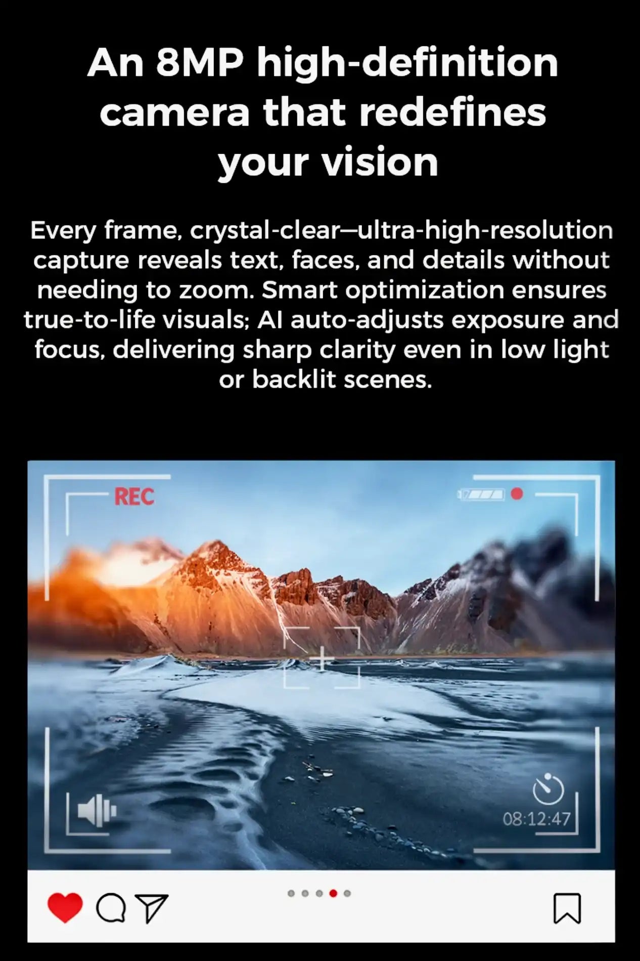 TUTT M1 AI Glasses with ChatGPT | 8MP Camera Photo & Video Smart Sunglasses | AI Translator, Music, Calls & Touch Control | Anti-Blue Light Lenses