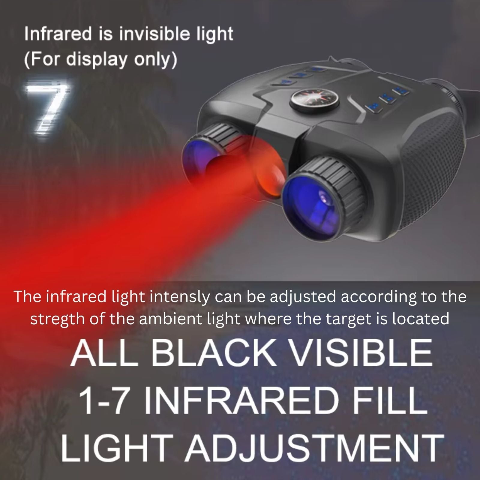 TUTT Night Vision goggles Binoculars 3D 4K 700m 6x optical, 6x digital zoom  5000mAh Battery NV8 Pro