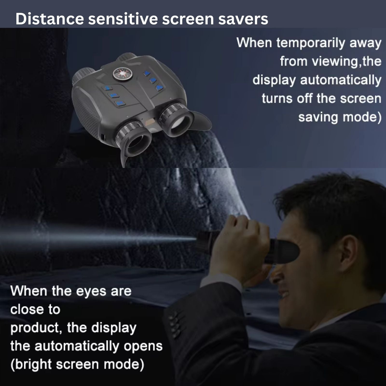TUTT Night Vision goggles Binoculars 3D 4K 700m 6x optical, 6x digital zoom  5000mAh Battery NV8 Pro