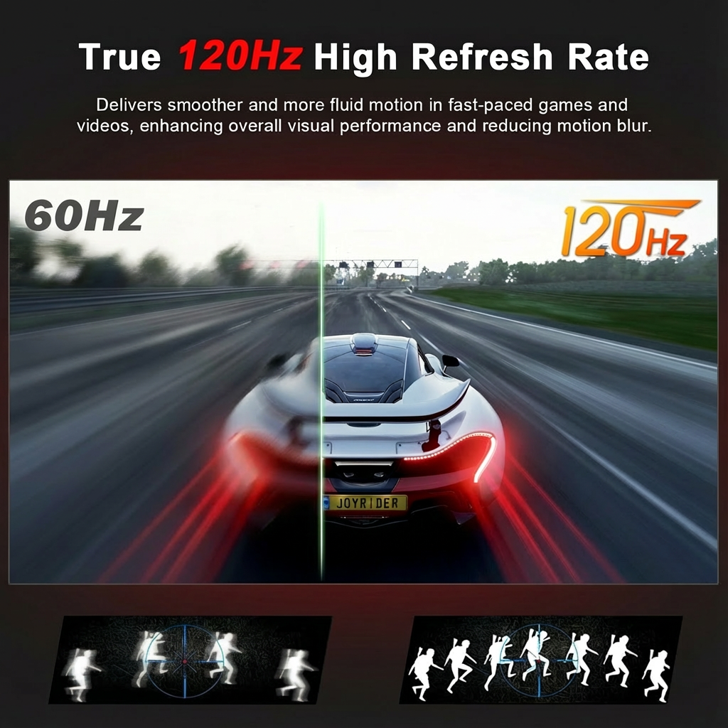 TUTT 23.8" Gaming Portable Monitor | 120Hz FHD Built-in Kickstand, Dual Speaker, VESA Mount S23
