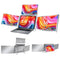 TUTT 16” Quad Screen Extender | Single Cable Setup | 16:10 IPS | Stand-Alone Portable Monitor For Laptop Mac & Windows S788
