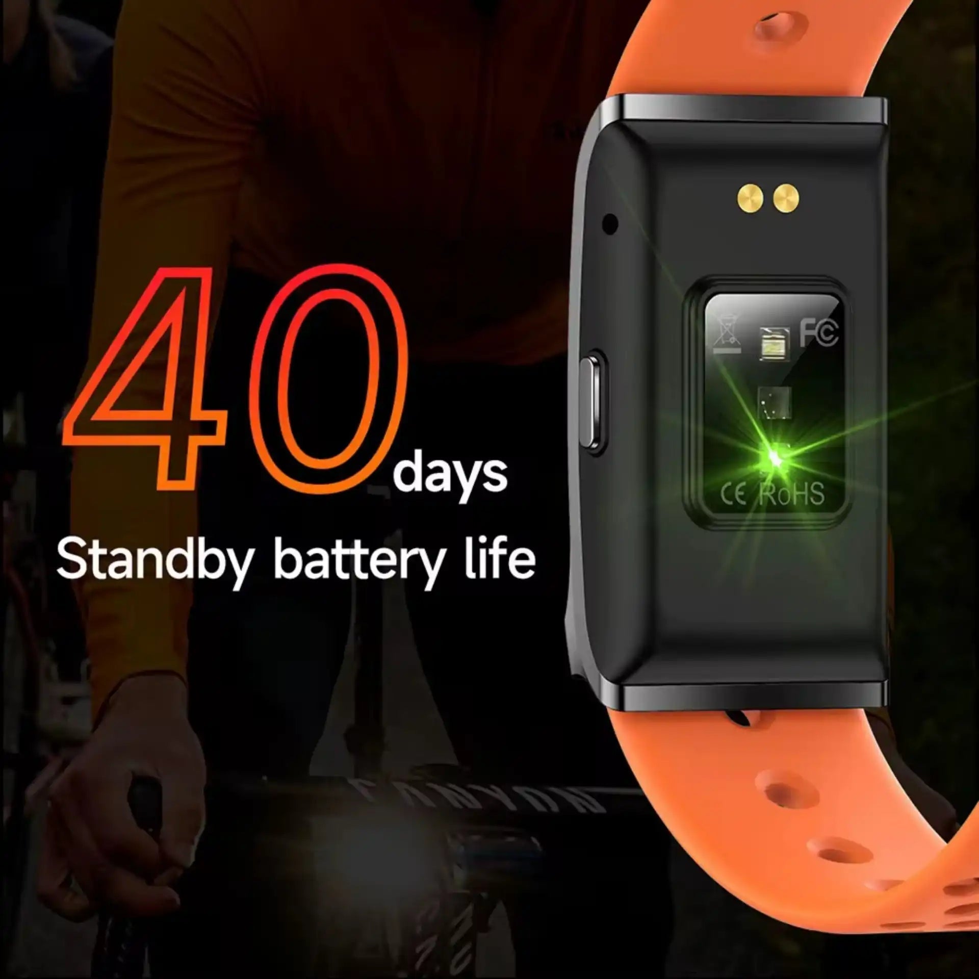 TUTT Smart Bracelet | Health and Fitness Tracker | GPS Activity Tracker | Android & iOS H59 LIGE