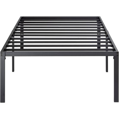 Twin 18-inch High Metal Platform Bed Frame with Under-bed Storage Space - Free Shipping 