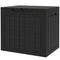 Outsunny 28 Gallon Deck Box, Resin Outdoor Storage Box with Handles, Waterproof and UV Resistant Storage Container