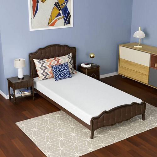 Twin size 6-inch Thick Medium Firm Cool Gel Memory Foam Mattress - Free Shipping