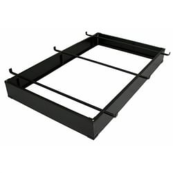 Twin / Twin XL Hotel Style Metal Bed Base Bed Frame in Espresso - 6-inch High - Free Shipping