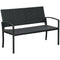 Outsunny Rattan Wicker Loveseat Furniture Hand Woven Portable Black