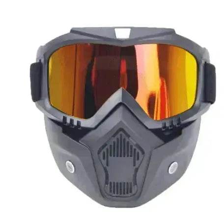 Tactical goggles for motorcycle helmet 