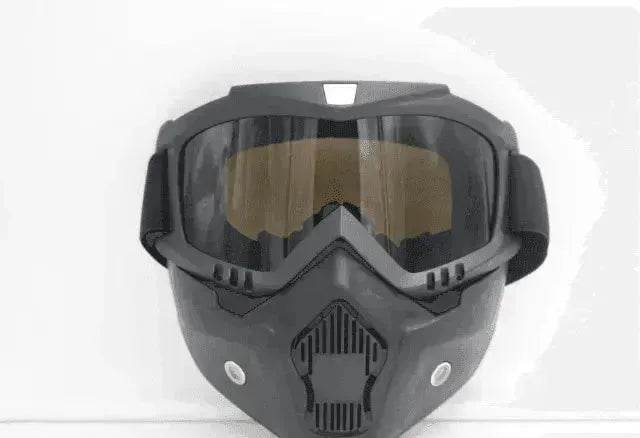 Tactical goggles for motorcycle helmet 