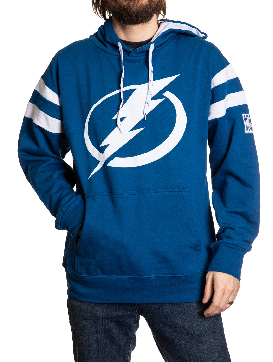 Tampa Bay Lightning Varsity Retro Style Hoodie 