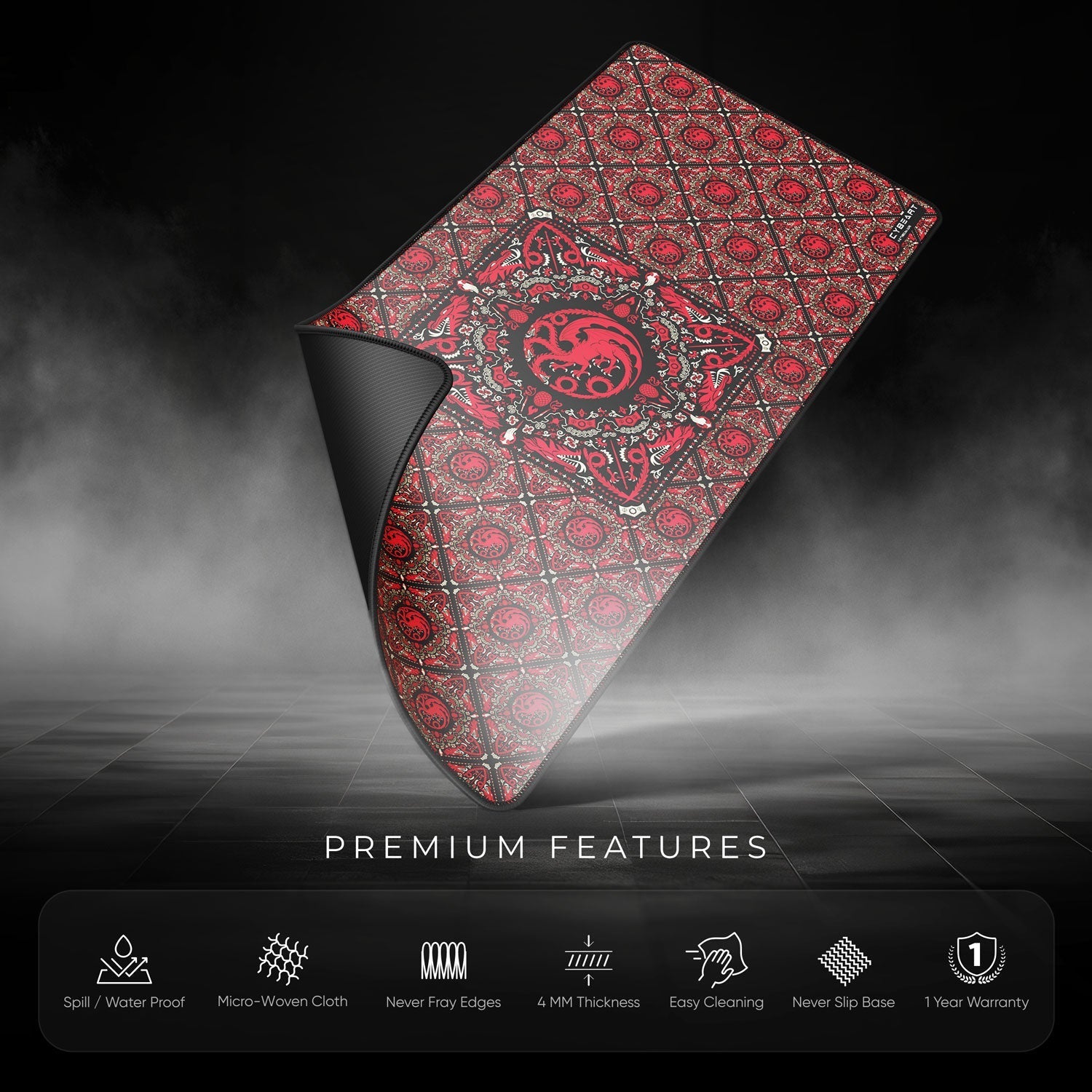 House Targaryen Gaming Mouse Pad 