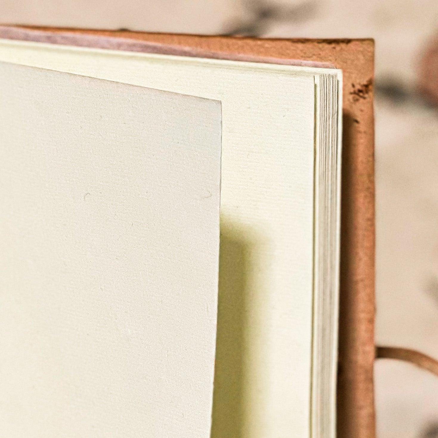 50 Sheets Leatherbound Mixed Media Books 