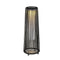 Wicker Solar Floor Lamp, Decorative Outdoor Lamp with Auto On/Off LED Light, IP44 for Patio, Porch, Pathway, Black