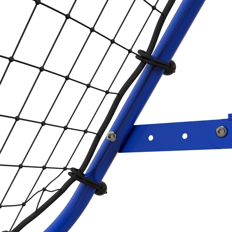 Soozier Volleyball Rebounder Net, Adjustable Soccer Rebounder, Baseball Volleyball Training Equipment Aid, Blue