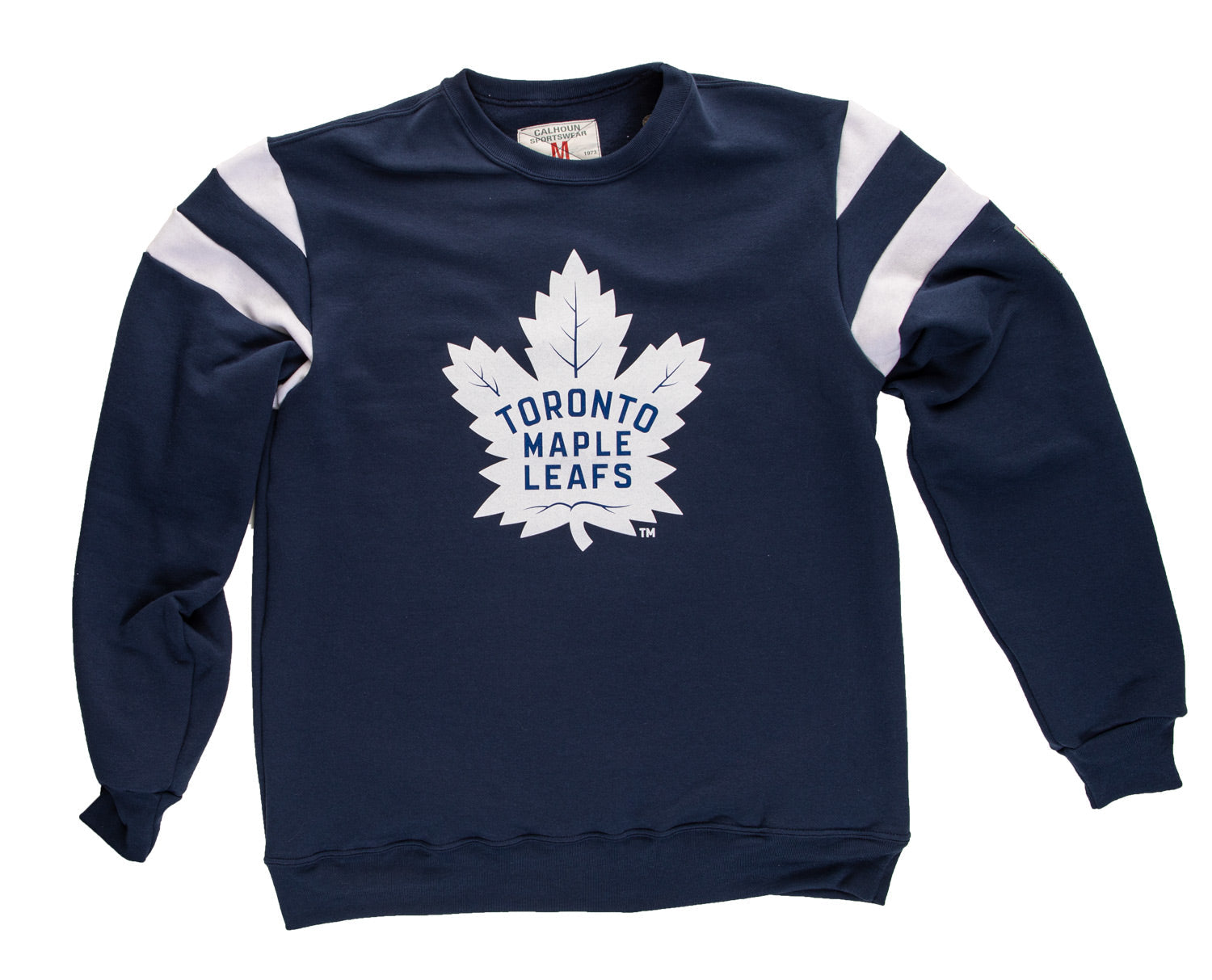 Toronto Maple Leafs Varsity Retro Style Crewneck Sweatshirt 