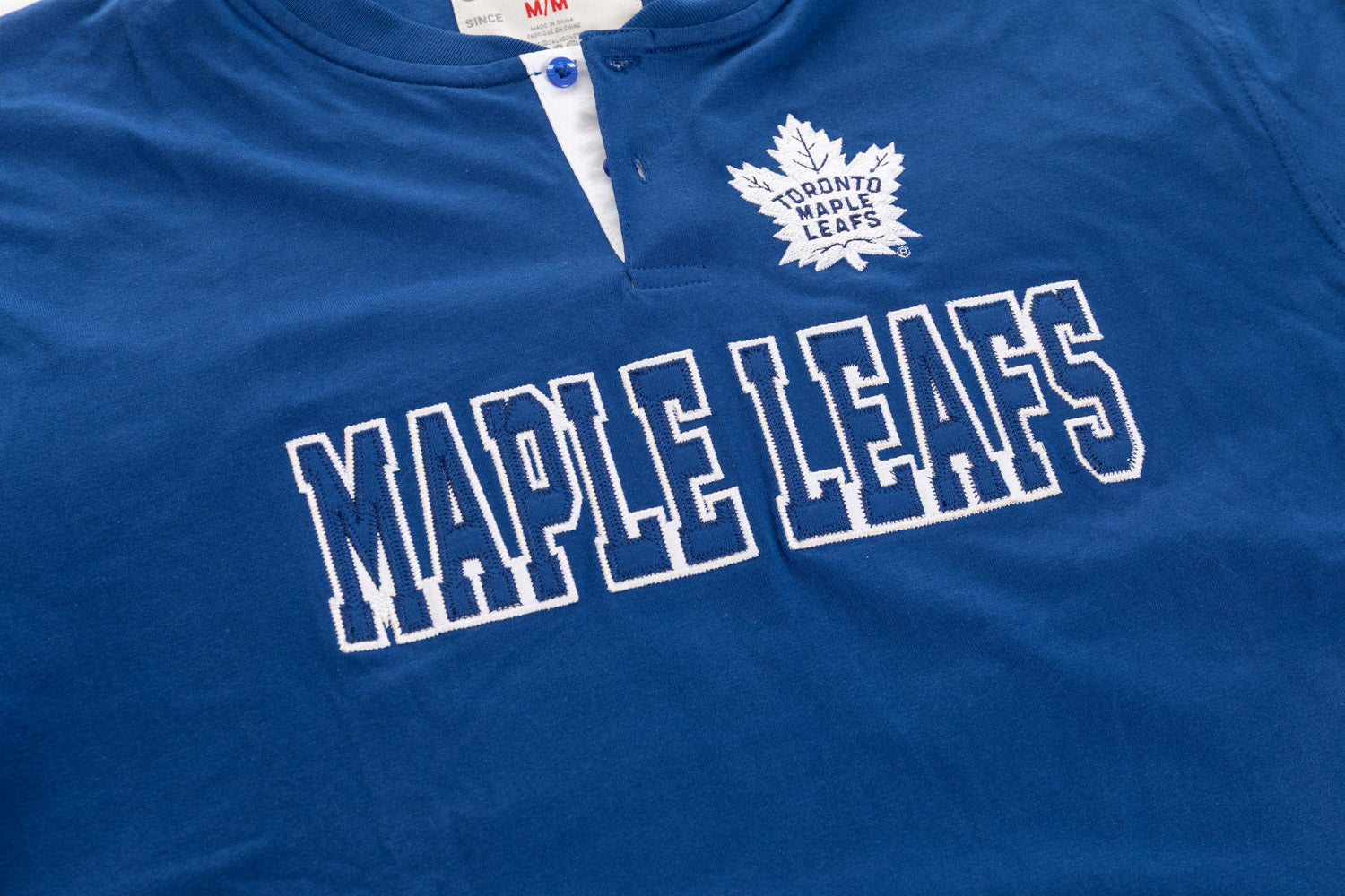 Toronto Maple Leafs Long Sleeve Henley - Presale 