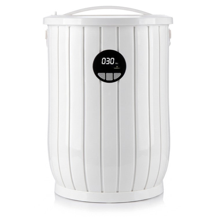 Towel Warmer Heated Bucket with Auto Shut-Off and Fragrance Tray for Bathrooms