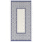 Outsunny 9' x 18' Outdoor RV Rug, Reversible Patio Floor Mat with Carry Bag, Gourd Border, Blue and White