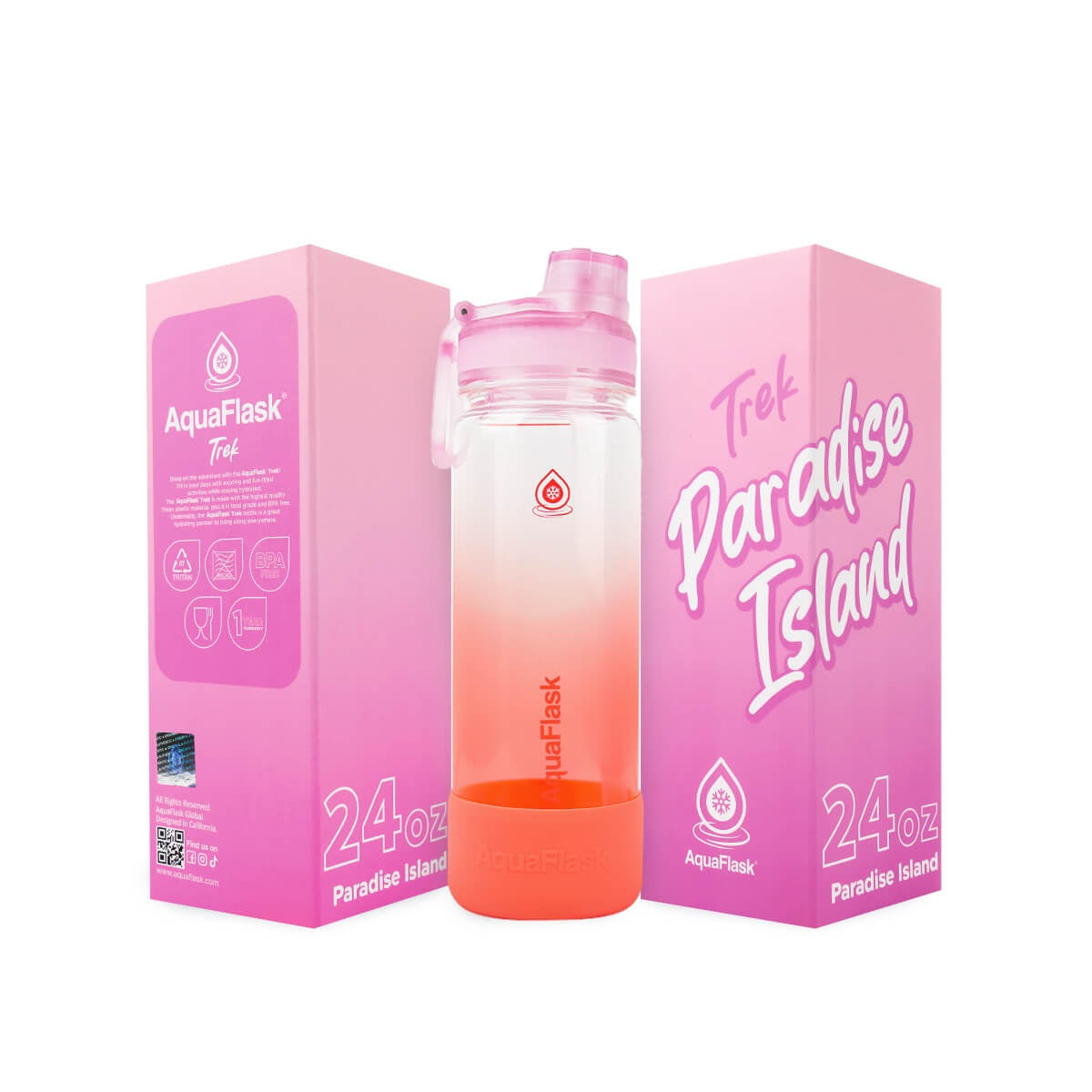 AquaFlask Trek V2 40oz Tritan Water Bottle – BPA-Free & Leak-Proof 