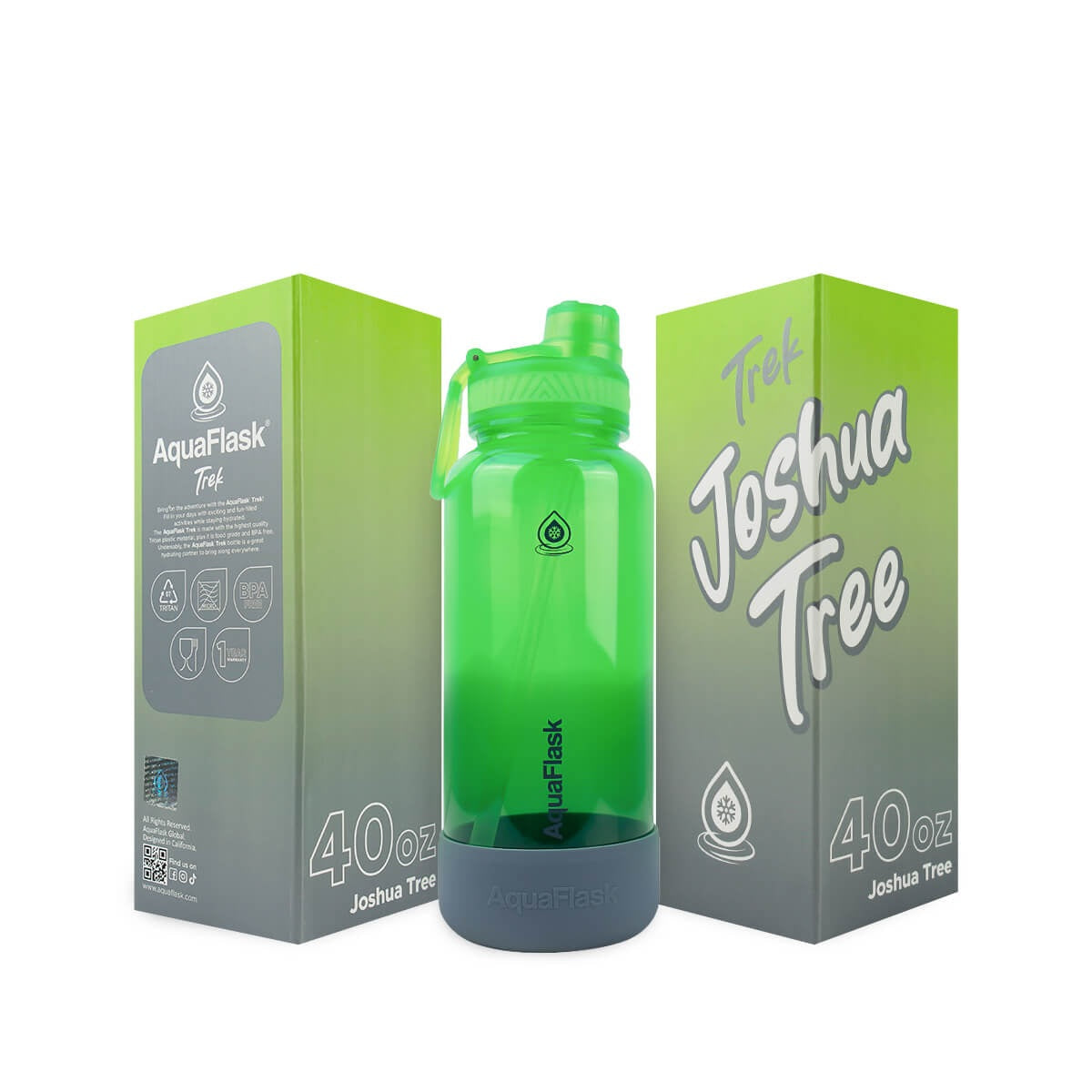 AquaFlask Trek V2 40oz Tritan Water Bottle – BPA-Free & Leak-Proof 