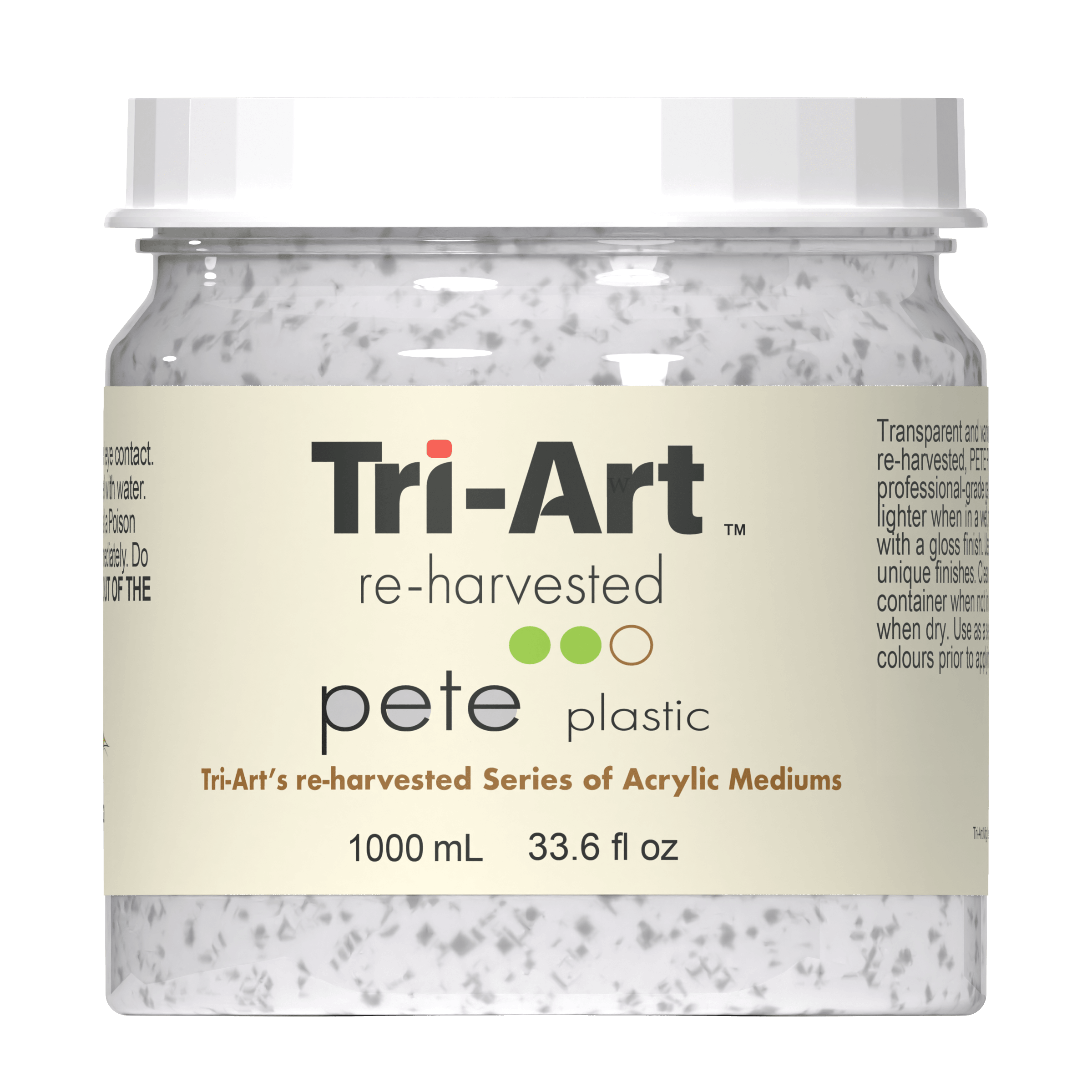 Tri-Art Mediums - Re-harvested Pete Plastic 