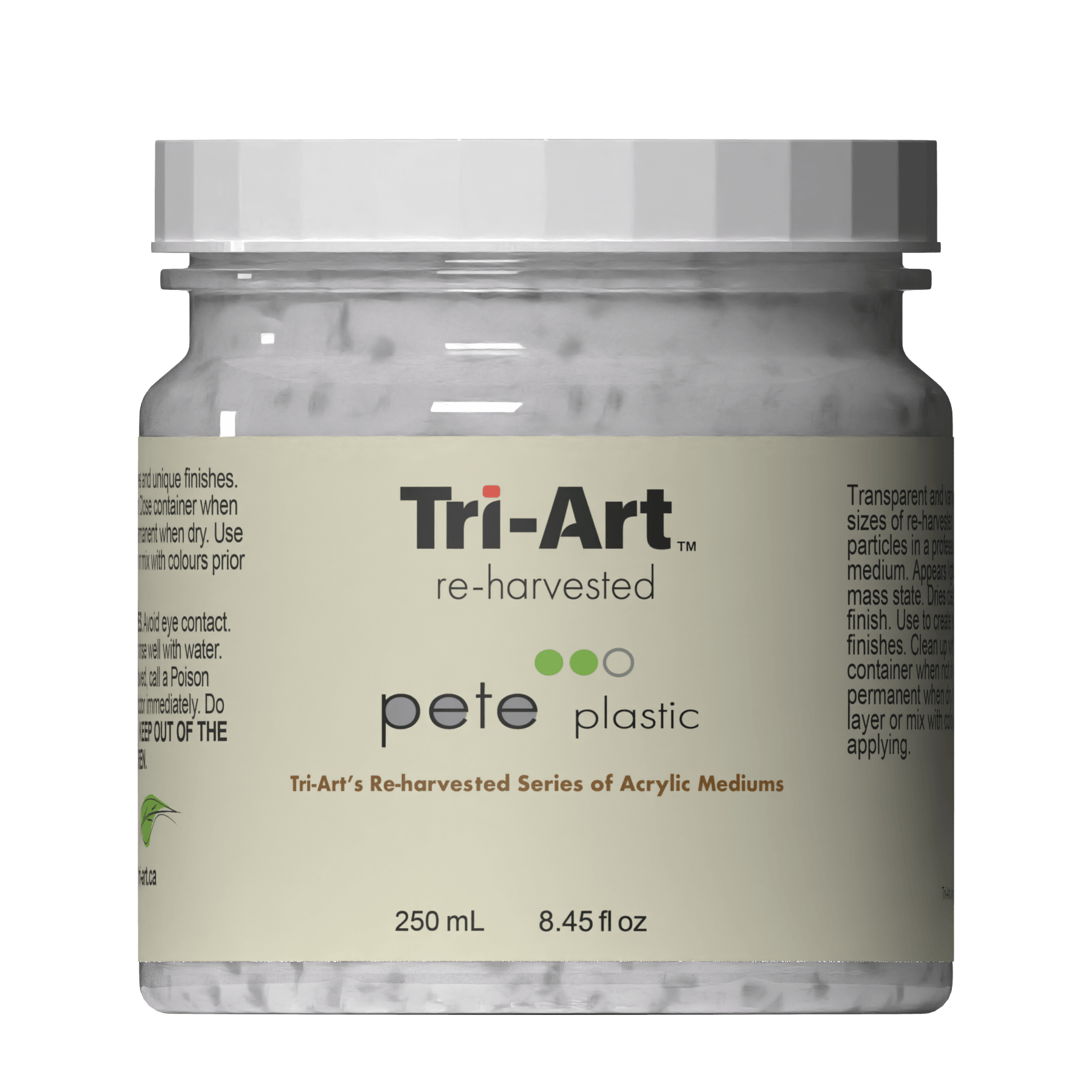 Tri-Art Mediums - Re-harvested Pete Plastic 