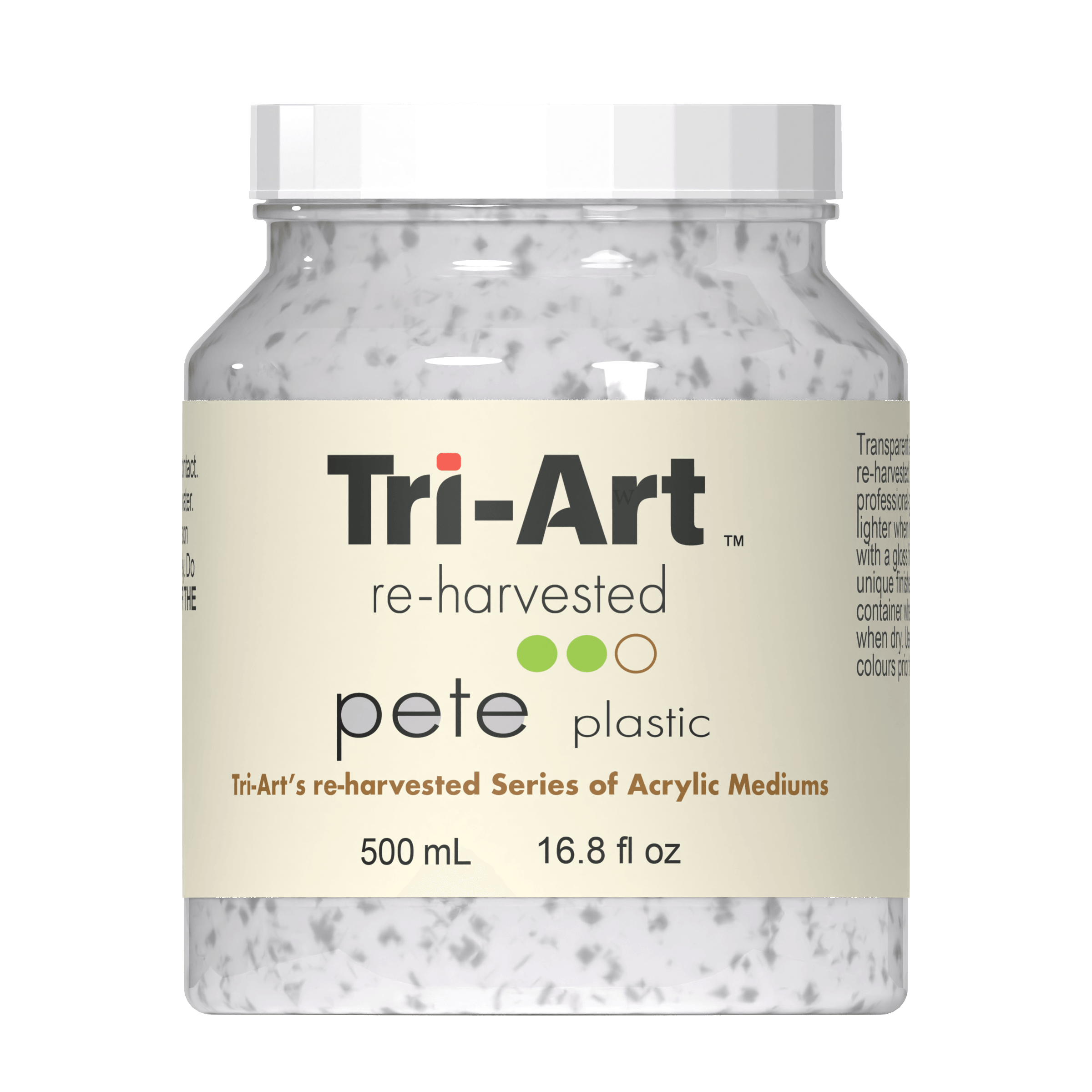 Tri-Art Mediums - Re-harvested Pete Plastic 
