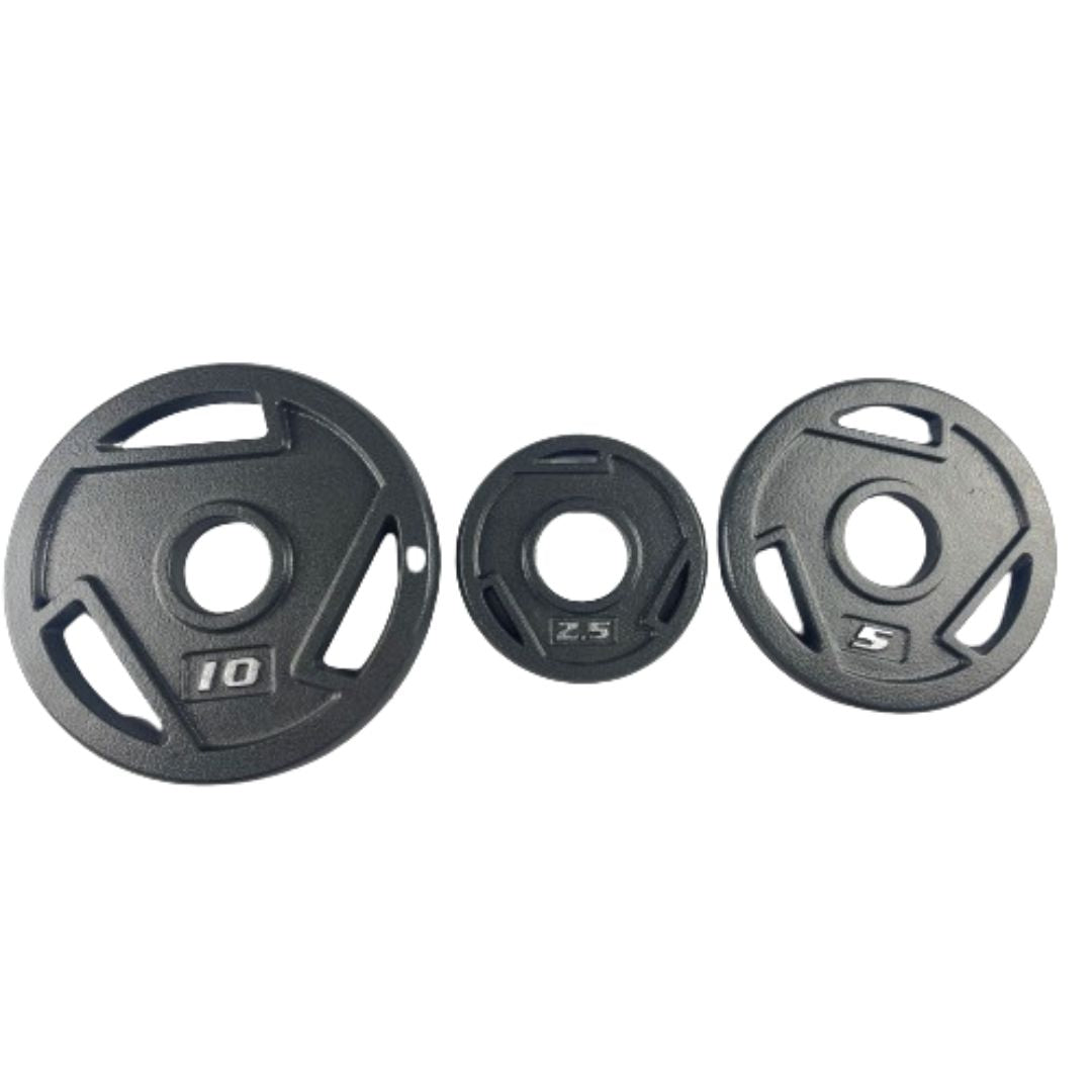 HAJEX Tri Grip Cast Iron Weight Plates 