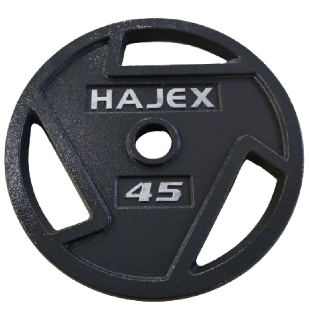 HAJEX Tri Grip Cast Iron Weight Plates 
