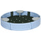Outsunny Kids Outdoor Sandbox Cover Bottom Fabric Liner 3-12 Years Light Blue Play Area Toy