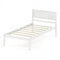 Twin/Full/Queen Size Sturdy Wooden Bed Frame with Headboard and Slat Support-Twin Size