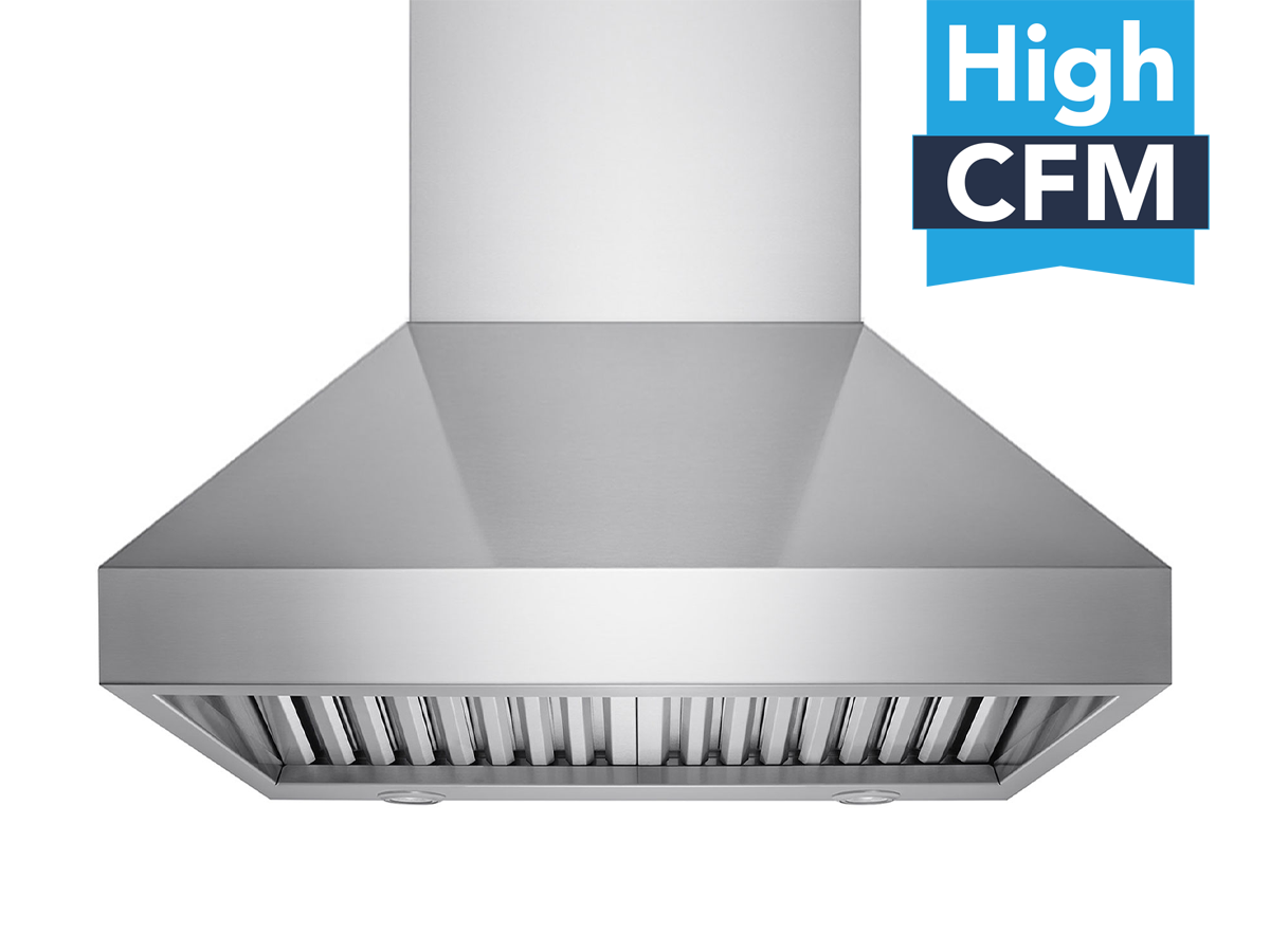 36 Inch 1200 CFM Wall Mount Range Hood - VICTORY TwisterMAX 