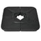 Outsunny Patio Umbrella Base Weights 4 Pieces HDPE Water Sand Filled for Cross Base Stand Black