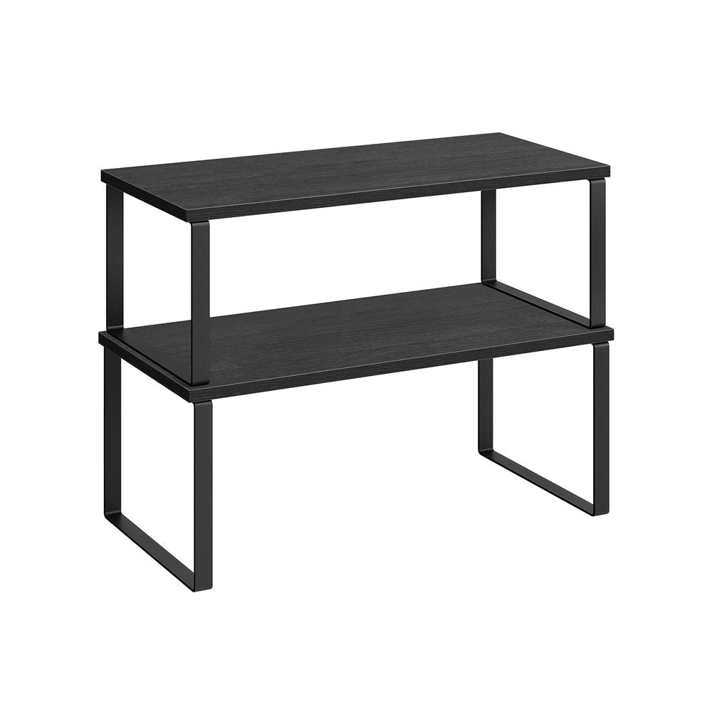 SONGMICS Kitchen Counter Shelves Set – Adjustable Countertop & Cabinet Organizer