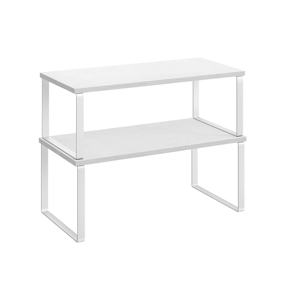 SONGMICS Kitchen Counter Shelves Set – Adjustable Countertop & Cabinet Organizer