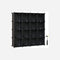 SONGMICS Cube Storage Organizer, 16-Cube Modular Shelving Unit, Black