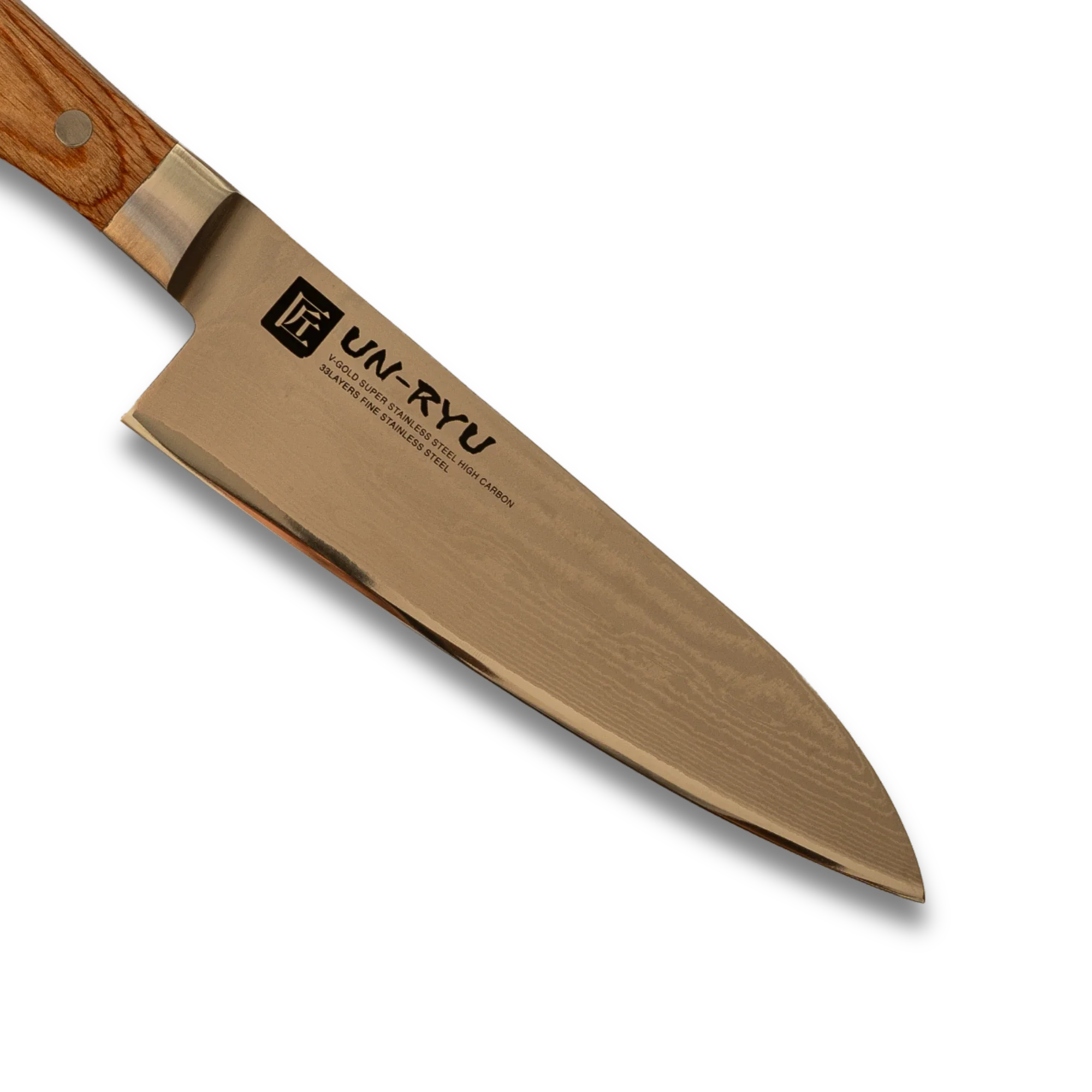Un‑Ryu VG‑10 33‑Layer 170 mm Santoku Knife 