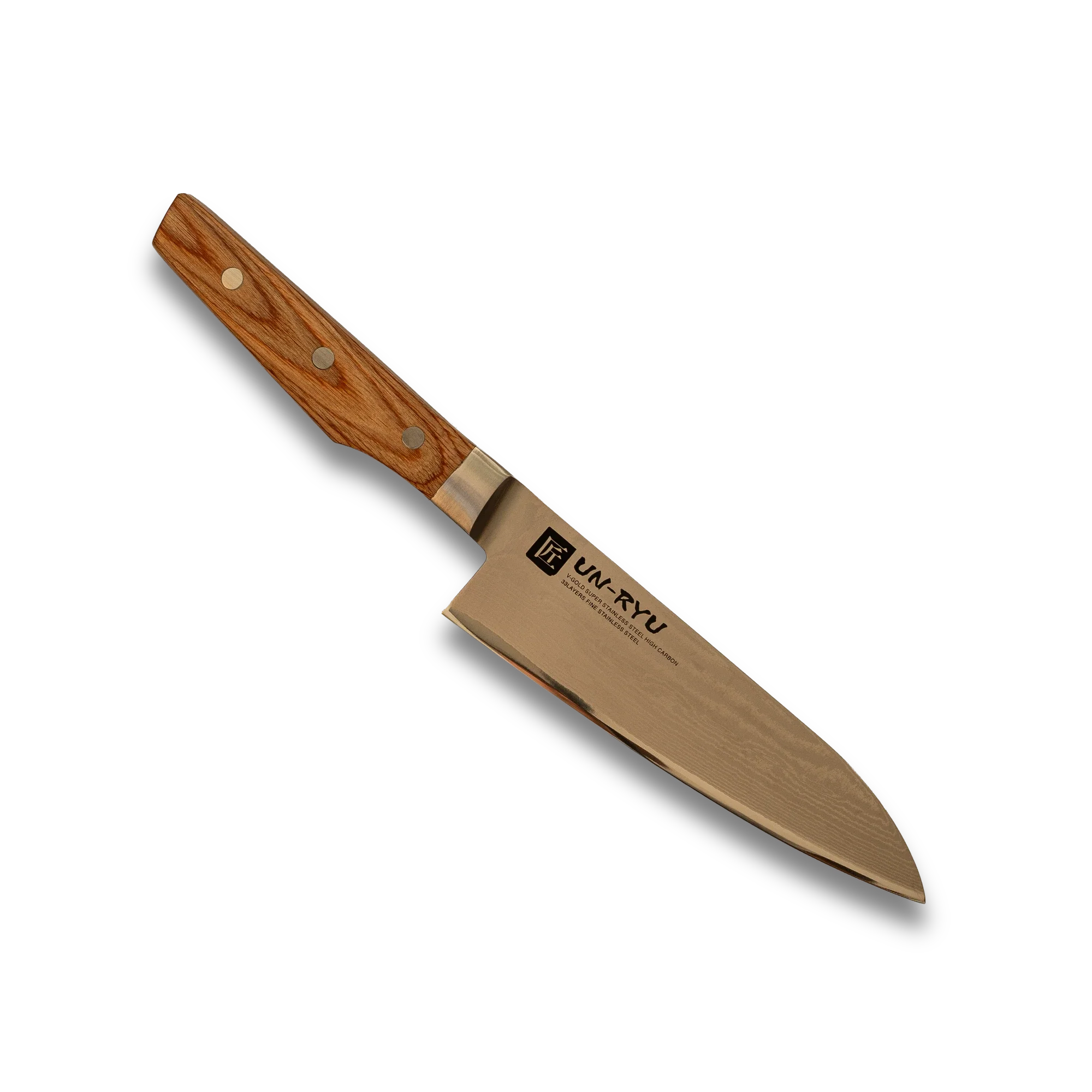 Un‑Ryu VG‑10 33‑Layer 170 mm Santoku Knife 