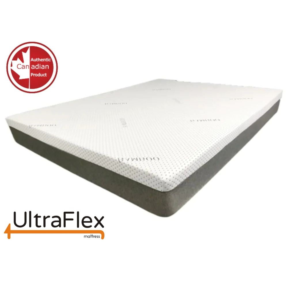 UltraFlex® DREAMER Mattress and BoxSpring Set Orthopedic, Cool Gel Memory Foam, Eco-friendly Mattress (Made in Canada)