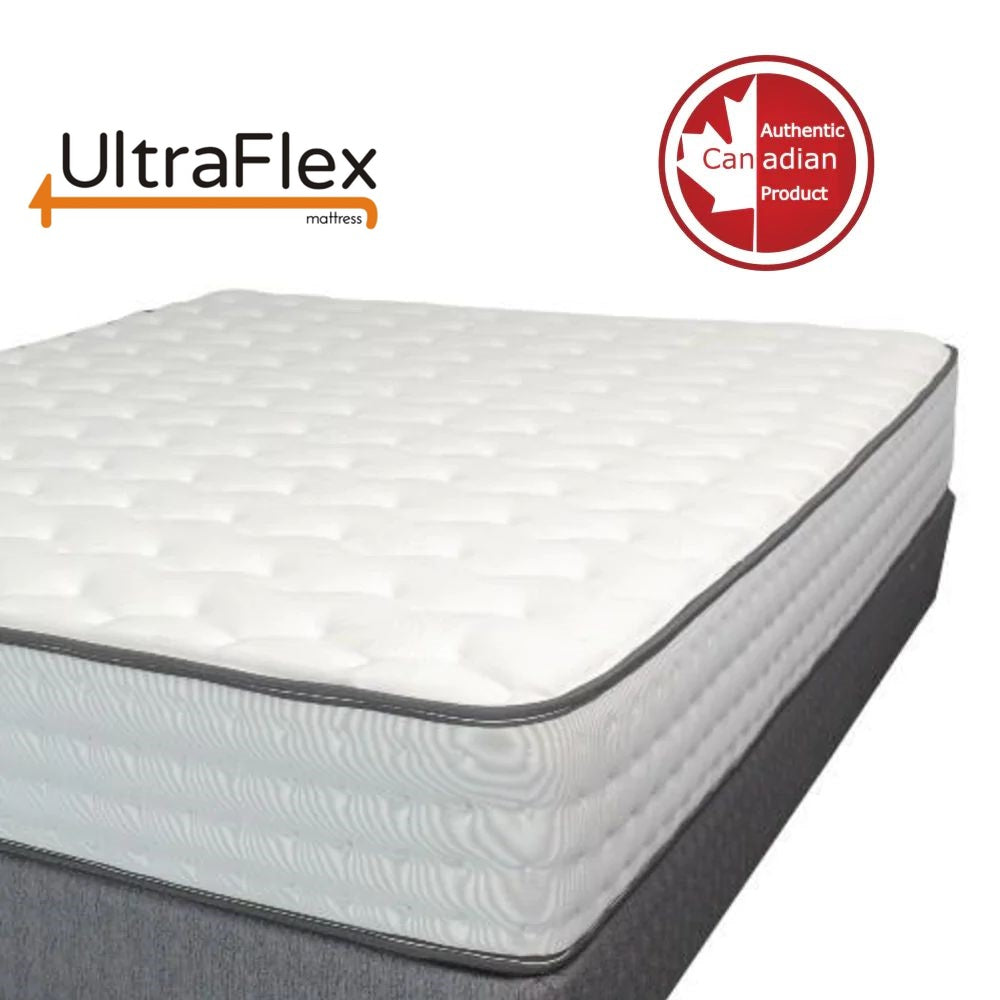 UltraFlex GLORY 10" Orthopedic Pocket Coil Foam Encased, Eco-friendly Hybrid Mattress (Made in Canada) 