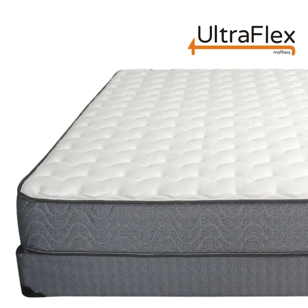 UltraFlex® INFINITY PLUS Mattress and BoxSpring Set Orthopedic Spinal Care, Premium Soy Foam, Eco-friendly Mattress (Made in a Canada)