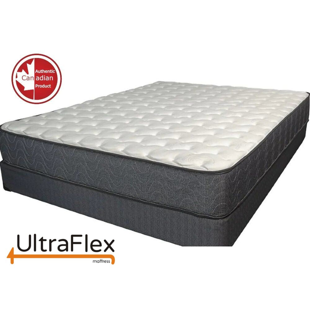 UltraFlex® INFINITY PLUS Mattress and BoxSpring Set Orthopedic Spinal Care, Premium Soy Foam, Eco-friendly Mattress (Made in a Canada)