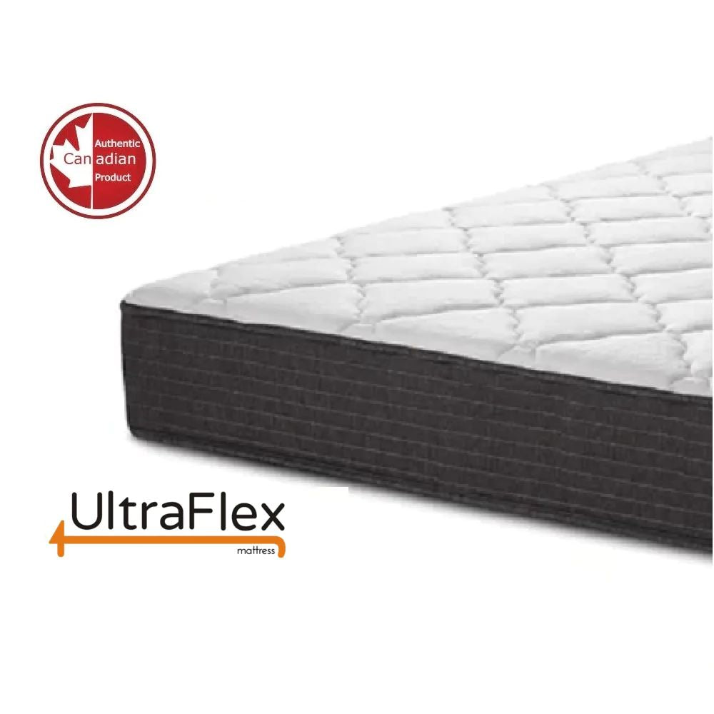 UltraFlex® INSPIRE PLUS Mattress and BoxSpring Set Orthopedic Luxury Gel Memory Foam, Optimal Comfort, Breathable, Eco-friendly Mattress (Made in Canada)