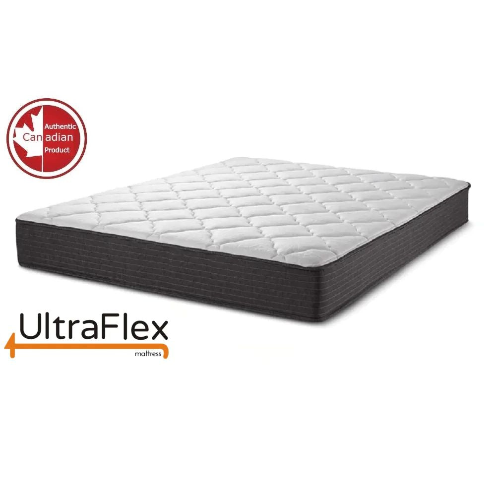 UltraFlex® INSPIRE PLUS Mattress and BoxSpring Set Orthopedic Luxury Gel Memory Foam, Optimal Comfort, Breathable, Eco-friendly Mattress (Made in Canada)