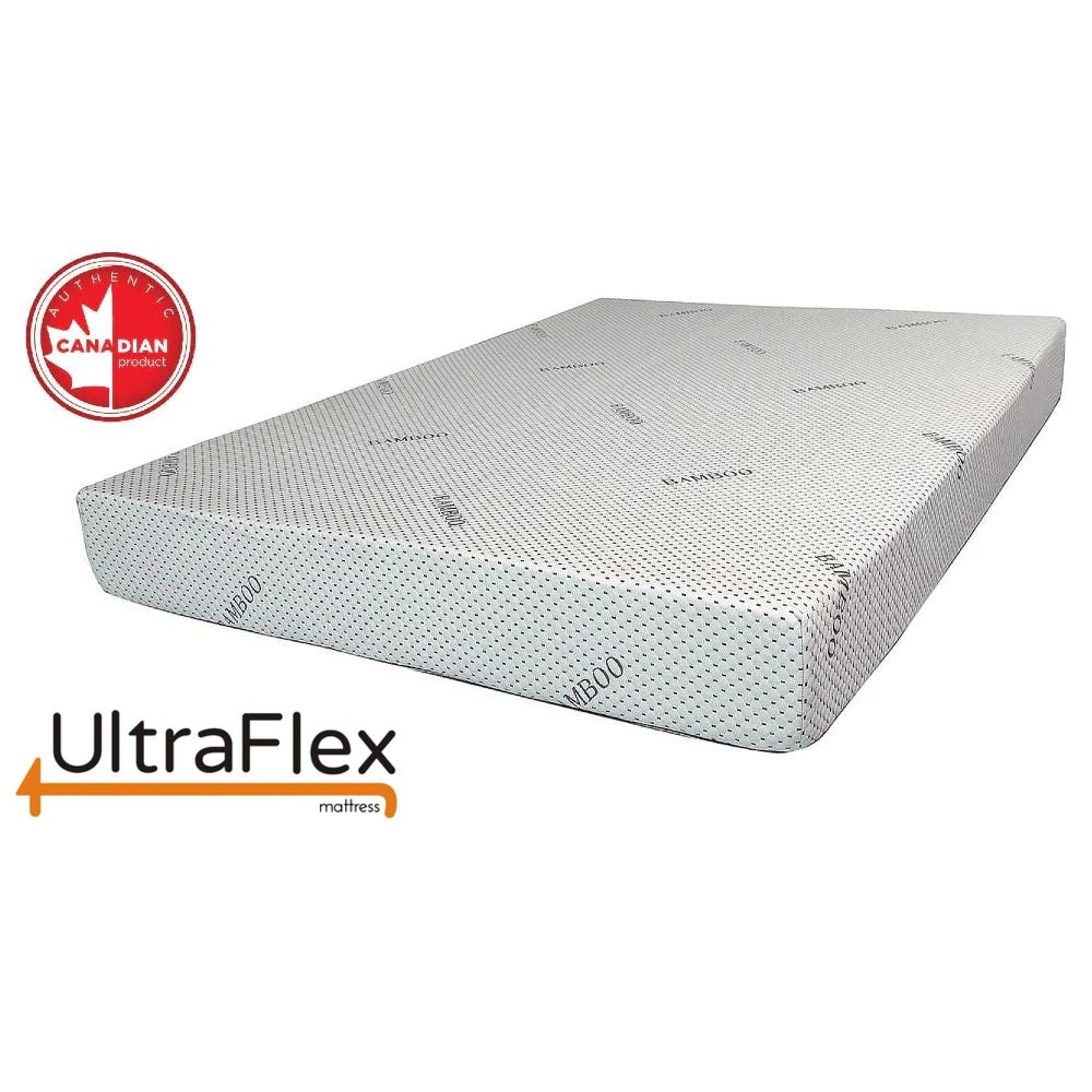 UltraFlex® LEISURE Mattress and BoxSpring Set Orthopedic, Smart Gel Memory Foam, Eco-friendly Mattress (Made in Canada)
