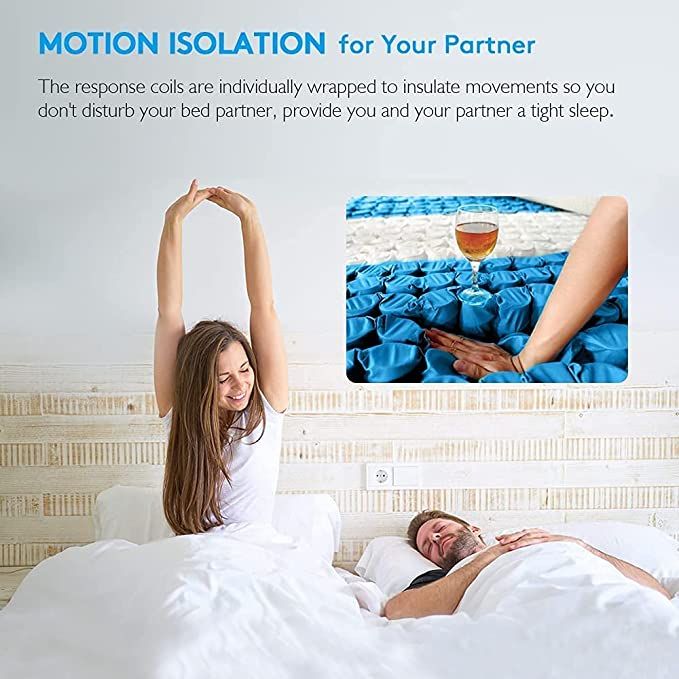 UltraFlex® HARMONY Mattress and BoxSpring Set  Orthopedic, Coiled Innerspring Comfort layer Foam Encased, Eco-friendly Hybrid Mattress (Made in Canada)
