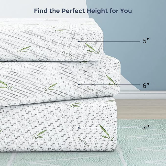 UltraFlex EasySleep- Canadian-Made Medium Firm Gel Infused Reversible Comfort With Pressure Relief, Cooling Technology, Bamboo Cover, CertiPUR-US® Certified Foam Eco-Friendly Mattress (Made in Canada) 