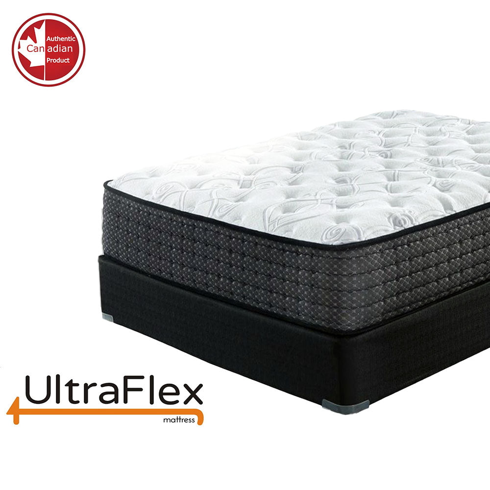 UltraFlex IMPERIAL- Hybrid Orthopedic Heavy Duty Pocket HDCoil Spring, Pressure Relieving for Multi Posture Support, Comfort Foam Encased Mattress (Made in Canada) With Waterproof Mattress Protector 