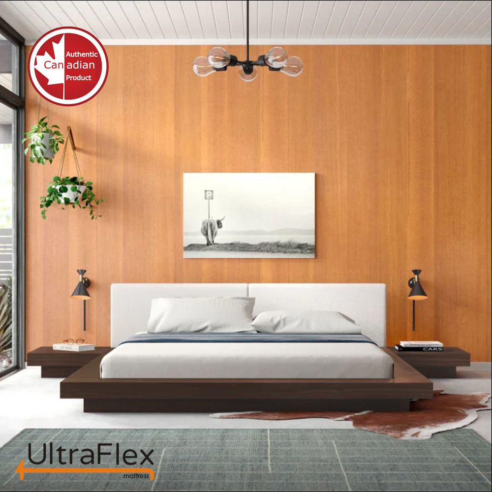 UltraFlex ZENITH- High-Density Pressure Relief Soy Foam, Temperature Regulating Cooling Gel, Spinal Care, Orthopedic Mattress With Posture Support Zones, Eco-Friendly Mattress (Made in Canada) 